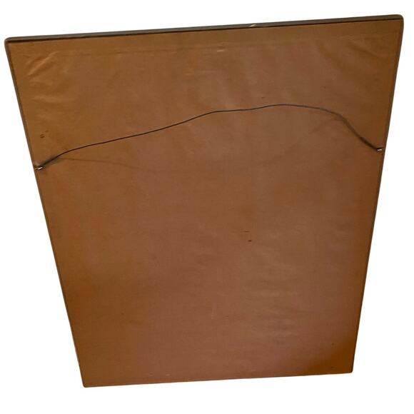 Vintage Print signed Murray Titled “The Shy Lady” Framed and Matted mid century - Picture 2 of 5